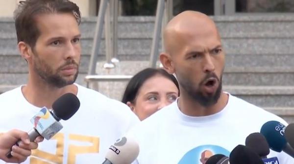 andrew tate furios la iesirea din tribunal am fost dragut am promovat romania si primesc in schimb acuzatii