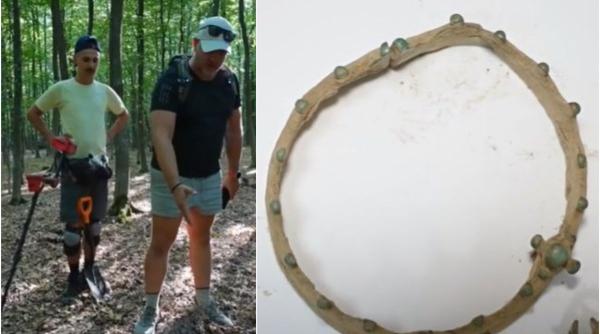 artefacte din anul 500 i hr gasite de trei arheologi amatori in padurea alunis din botosani