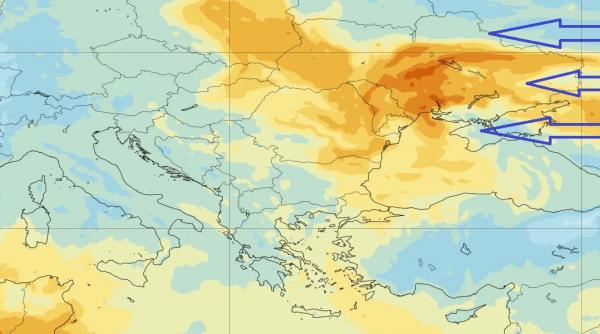un val de praf din turkmenistan va traversa romania