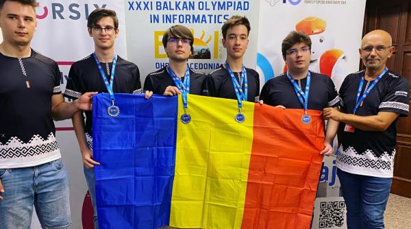 elevii romani au obtinut 3 medalii de argint si una de bronz la olimpiada balcanica de informatica