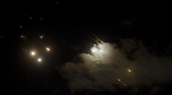 ploaie de rachete peste israel dupa atacul iranului iron dome a interceptat proiectilele insa unele au explodat la sol ploaie de rachete peste israel dupa atacul iranului iron dome a interceptat proiectilele insa unele au explodat la sol