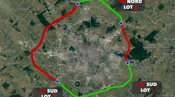 stadiul lucrarilor pe a0 cand vom putea circula complet pe autostrada care inconjoara bucurestiul
