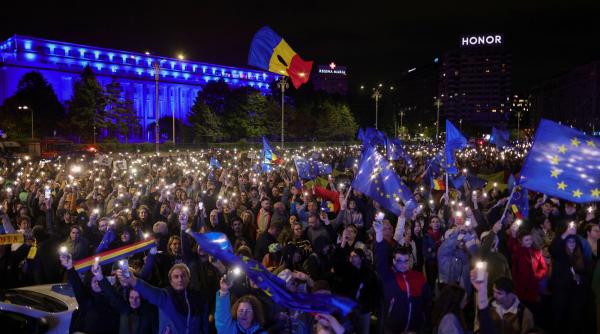fara huiduieli si fara frica romania care vrea sa ramana in europa a iesit in strada