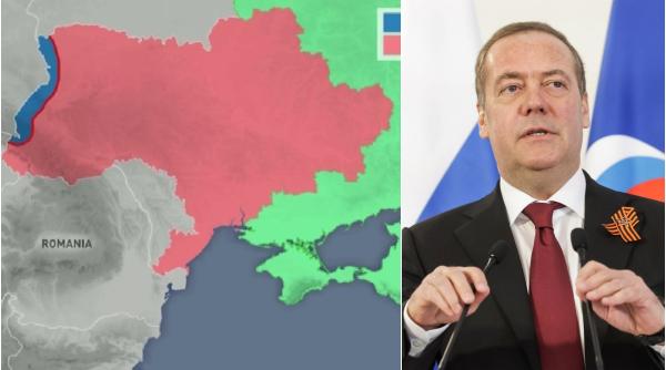 medvedev confirma intentiile lui putin de a lua toata ucraina daca ajutorul occidental continua zona tampon va arata asa medvedev confirma intentiile lui putin de a lua toata ucraina daca ajutorul occidental continua zona tampon va arata asa