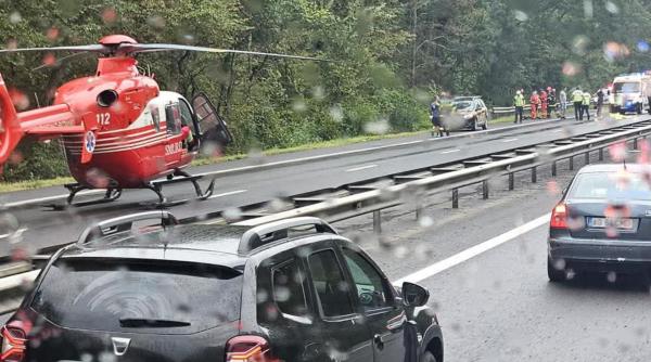 accident grav pe autostrada a1 doi pietoni au fost loviti de un camion circulatia este complet blocata pe sensul bucuresti pitesti