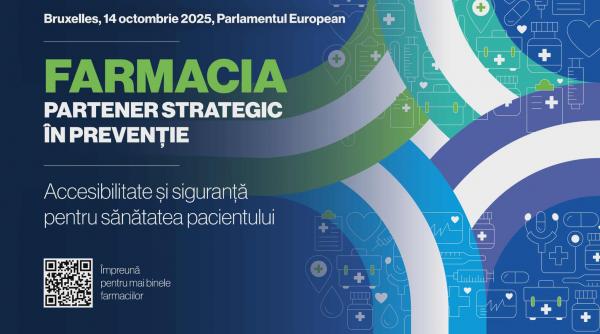 AFFR organizează, în PE, evenimentul "Farmacia, partener strategic în prevenție. Accesibilitate și siguranță pentru pacient"