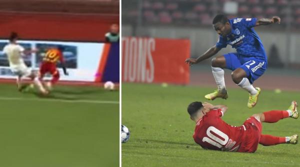 un fotbalist si a rupt gatul dupa ce a intrat intr un panou publicitar in timpul meciului momentul socant a devenit viral