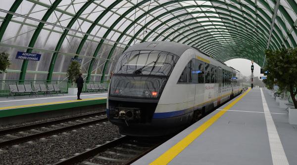Trenurile pe ruta București Nord–Aeroportul Otopeni nu vor circula câteva ore pe zi, timp de patru zile