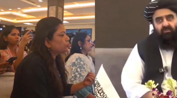 o fotografie cat o mie de cuvinte cum l au sfidat jurnalistele din india pe ministrul de externe taliban