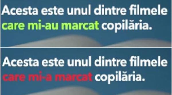 unul dintre filmele care mi a marcat sau mi au marcat copilaria dezacordul viclean prezentat de ana iorga la rubrica pe cuvant