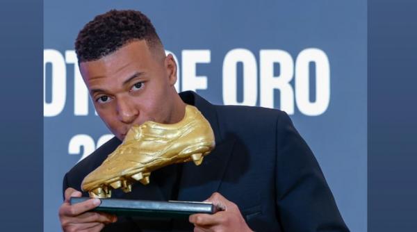 kylian mbappe a castigat gheata de aur pentru sezonul 2024 25 si le a multumit colegilor datorita lor sunt la apogeul meu