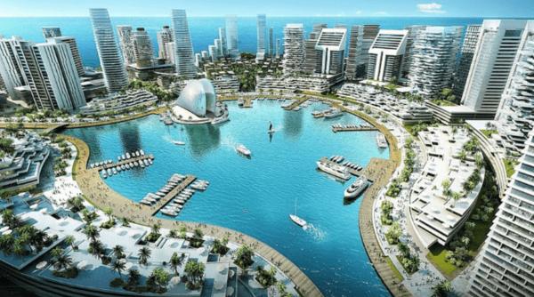 mega orasul construit pe o insula artificiala din ocean e 80 gata cum arata acum vs viziunea eko atlantic numit dubaiul africii