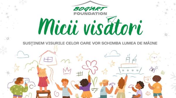 Fundația Bog’Art lansează programul „Micii visători” și le oferă cadourile mult visate copiilor cu rezultate bune la școală