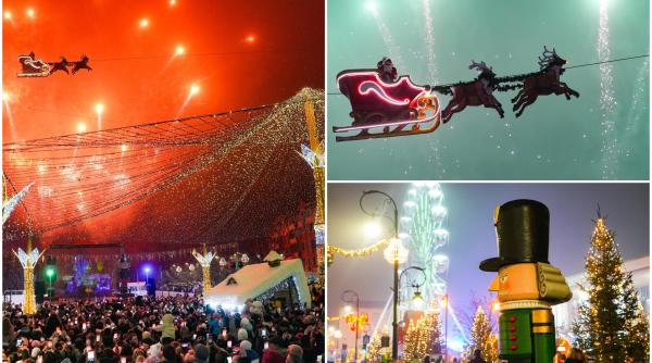 Cum arată Târgul de Crăciun din Craiova. Peste 100.000 de oameni i-au trecut pragul în prima zi