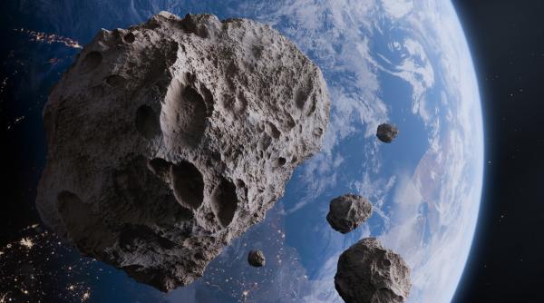 „Goana după aurul spațial”. Un uriaș sac gonflabil ar putea fi folosit pentru a captura asteroizi direct de pe orbită