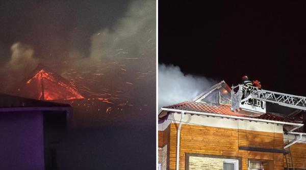incendiu la o pensiune din tulcea aproape 50 de oameni s au autoevacuat iar administratorul claririi a suferit arsuri