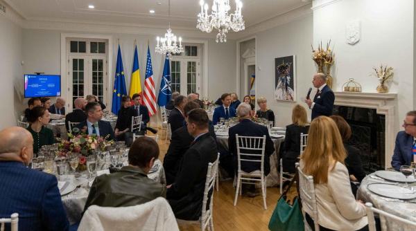 Membri influenți ai Congresului SUA au discutat securitatea în Europa de Est la reședința ambasadorului Andrei Muraru 