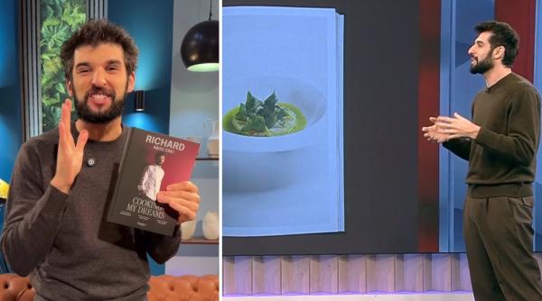 Chef Richard Abou Zaki, noi dezvăluiri despre cartea "Cooking my dreams": Am gătit pentru Regina Elisabeta desertul Soufflé Suissesse
