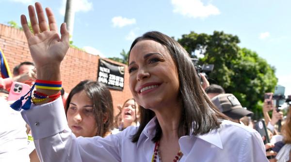 Lidera Opoziției din Venezuela, amenințată. María Machado va fi considerată "fugară" dacă se duce să-și ia Nobelul pentru Pace
