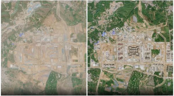 Imagini din satelit cu „oraşul Apocalipsei” pe care China îl construiește. Ar fi de zece ori mai mare decât Pentagonul