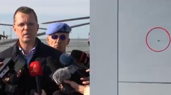 Ministrul Ionuț Moșteanu: O dronă a fost găsită în Vaslui, piloții au avut permisiunea să tragă, dar au ales să nu o facă