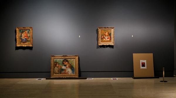 O pictură de Renoir, nevăzută până acum şi în care apare fiul său, a fost vândută cu peste 2 milioane de dolari la o licitație în Paris