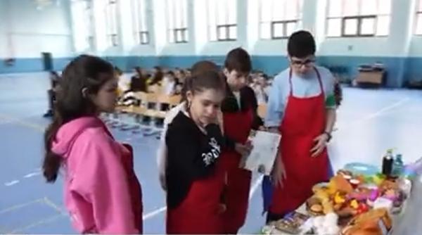 Proiectul "Ora fără diabet": Lecţii esenţiale pentru sănătatea copiilor. Campania a ajuns la Şcoala nr. 199 Alexandru Ioan Cuza