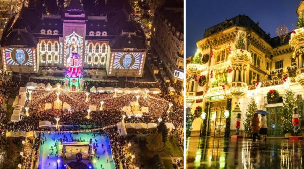 Târgul de Crăciun din Craiova a fost desemnat cel mai frumos din Europa în 2025