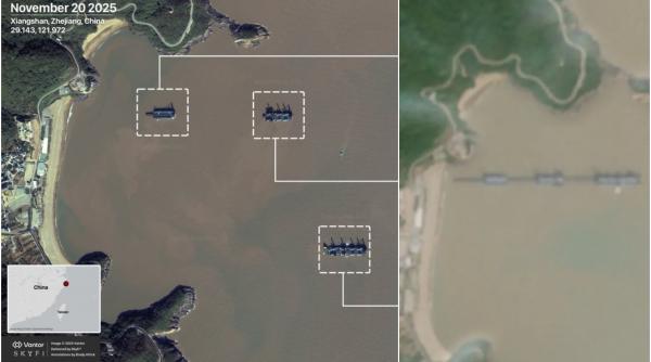 „Ziua Z”. Imagini din satelit surprind noi exerciții militare ale Chinei pentru o invazie a Taiwanului