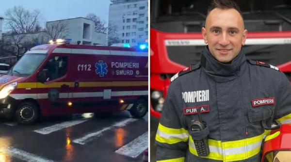 Un pompier din Botoşani, erou chiar de ziua lui. Andrei Puiu a acordat primul ajutor unor femei spulberate pe trecerea de pietoni 