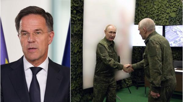 mark rutte dupa ce putin a amenintat europa cu razboiul l am vazut imbracat in uniforma militara dar departe de linia frontului