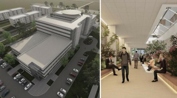 Cum va arăta primul spital de stat ridicat în București după 46 de ani. Încep lucrările la noua unitatea medicală din Sectorul 6