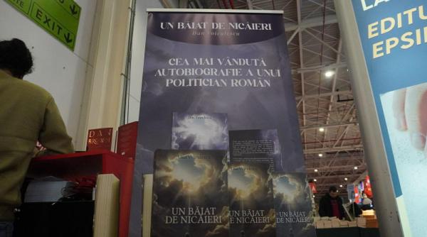 Omul din spatele miturilor: Autobiografia lui Dan Voiculescu, "Un băiat de nicăieri", prezentată la Gaudeamus 2025