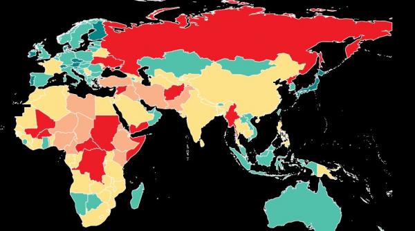 topul celor mai sigure tari din lume romania a cazut in clasament langa botswana