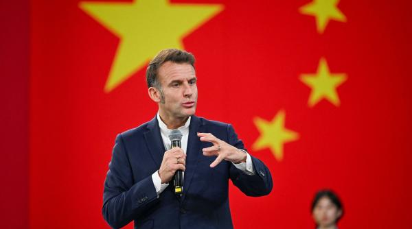 macron ameninta china cu taxe vamale in lunile urmatoare
