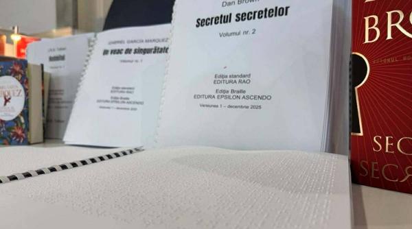 Revoluția Braille la Gaudeamus: cum arată o carte pentru nevăzători, văzută pentru prima dată de mii de români