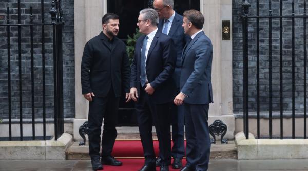 Zelenski discută cu Starmer, Macron și Merz, la Londra, despre planul de pace al lui Trump. "Avem mulți ași în mânecă"