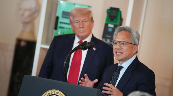 donald trump a ridicat interdictia de export pentru cipurile nvidia catre china l am anuntat pe xi