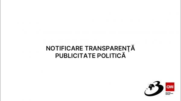 notificare privind transparenta materialelor publicitare politice