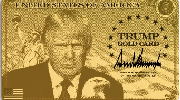 Donald Trump lansează "Gold Card", viza pentru bogaţii care pot plăti 1 milion de dolari ca să intre în SUA. Urmează şi "Platinum Card"