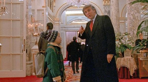 Ce filme cuprinde cariera de actor a lui Donald Trump. Scena cu preşedintele american din "Singur acasă 2", la un pas să fie tăiată
