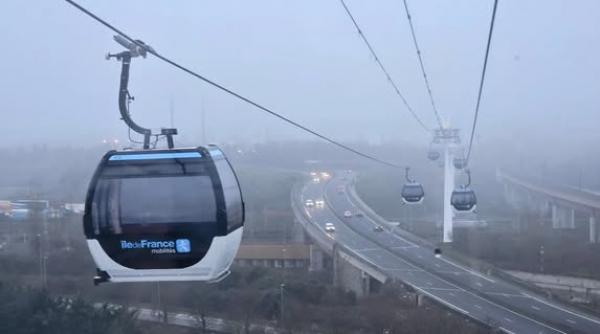 Francezii pot merge la serviciu spre Paris cu telefericul. Proiectul a costat aproape 140 de milioane de euro