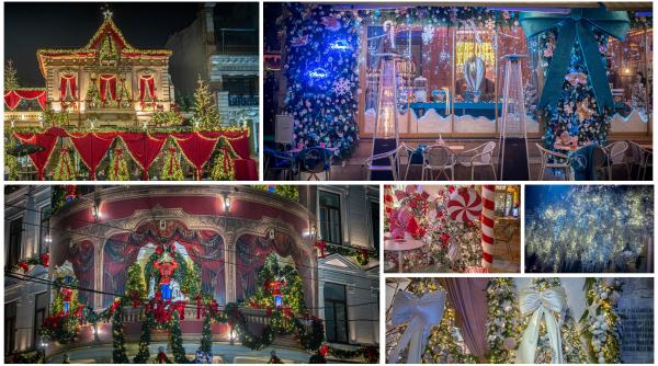 Cele mai frumos decorate clădiri din București de Crăciun, în 2025. Unde sunt și cum arată fațadele luminate noaptea