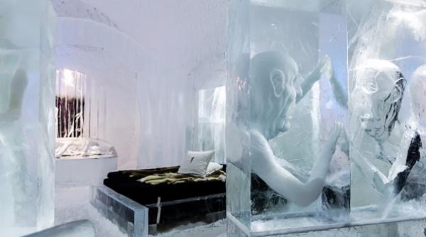 ai dormi la minus 5 grade celsius cum arata hotelurile de gheata din suedia finlanda sau quebec si cat costa o noapte acolo