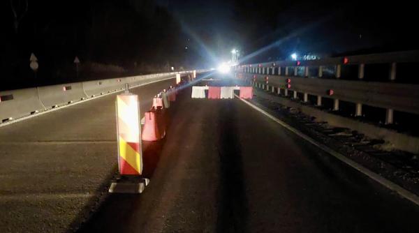 alunecare de teren in zona localitatii cornu circulatia pe dn1 este restrictionata