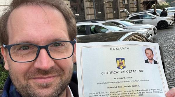 Dominic Fritz a obţinut cetăţenia română: Am depus jurământul de credinţă