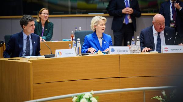 Nicușor Dan participă la Consiliul European. Discuțiile vor viza sprijinul pentru Ucraina și folosirea activelor rusești înghețate