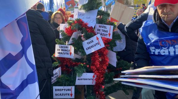 protest la cotroceni oamenii sunt nemultumiti de austeritate si ii cer lui nicusor dan sa medieze conflictul social cu guvernul