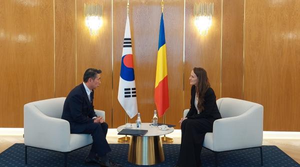 Țoiu şi ambasadorul sud-coreean au discutat despre Parteneriatul Strategic: Rezultate remarcabile în apărare şi energia nucleară civilă