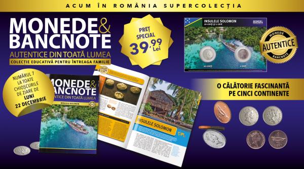 Descoperă Insulele Solomon în numărul 7 din colecția  „Monede și bancnote autentice din toată lumea”
